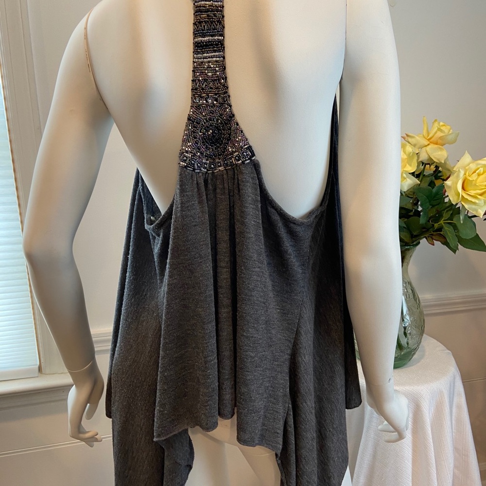 Vintage Havana Beaded Vest Tip